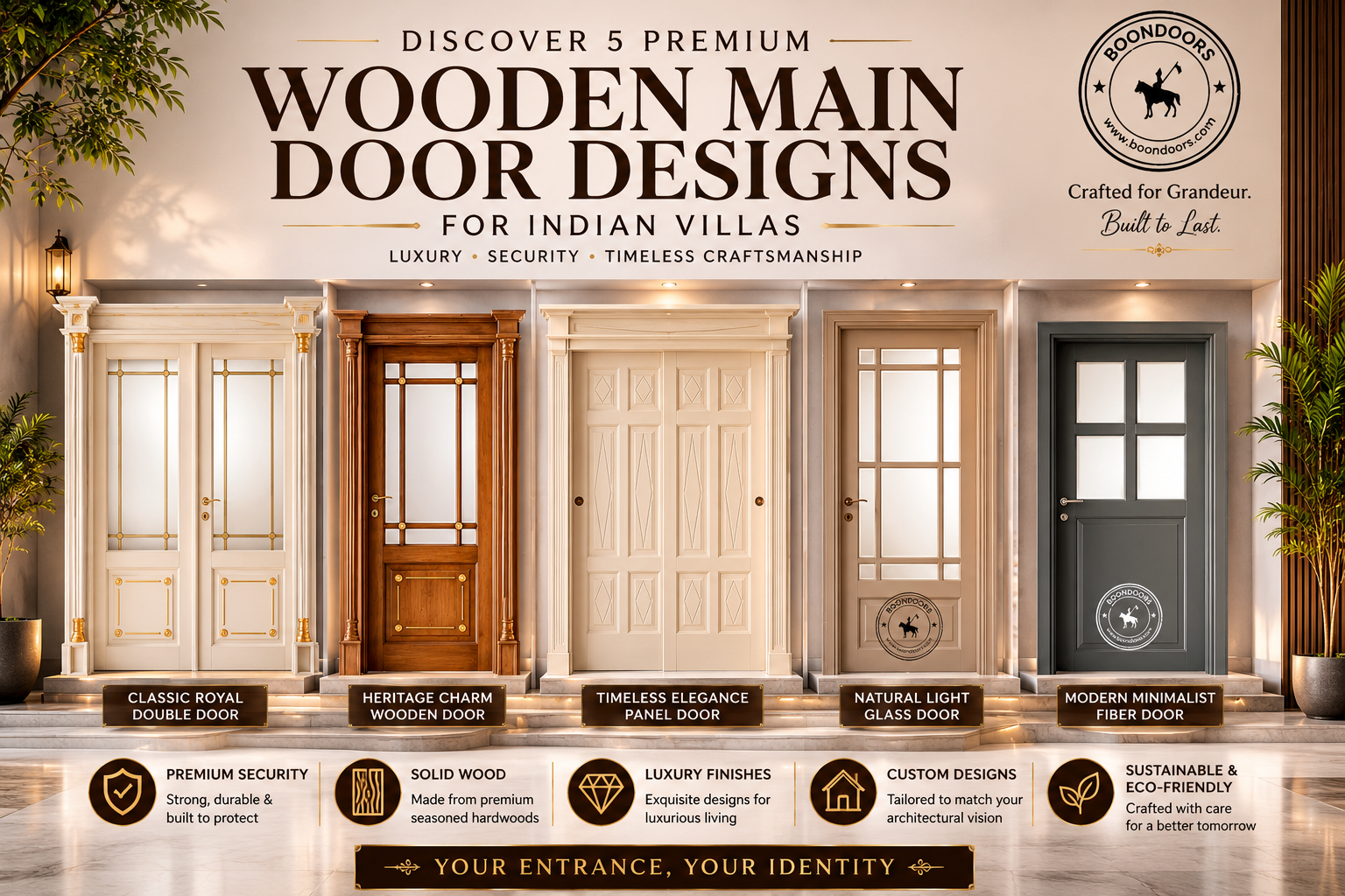 wooden main door designs