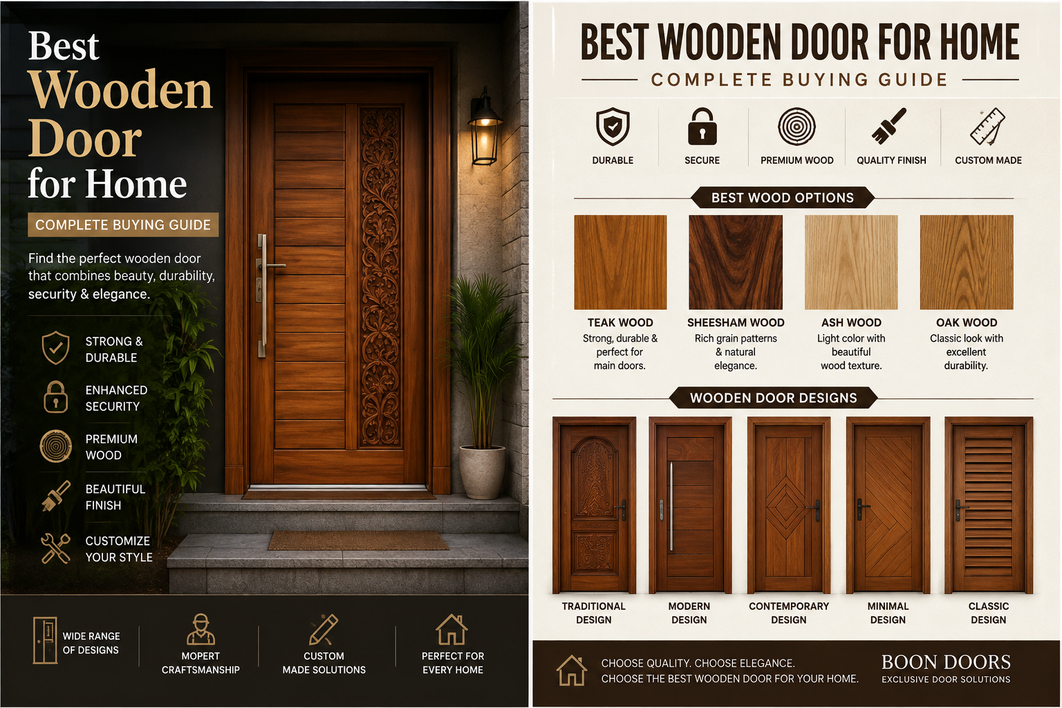 best wooden door for home