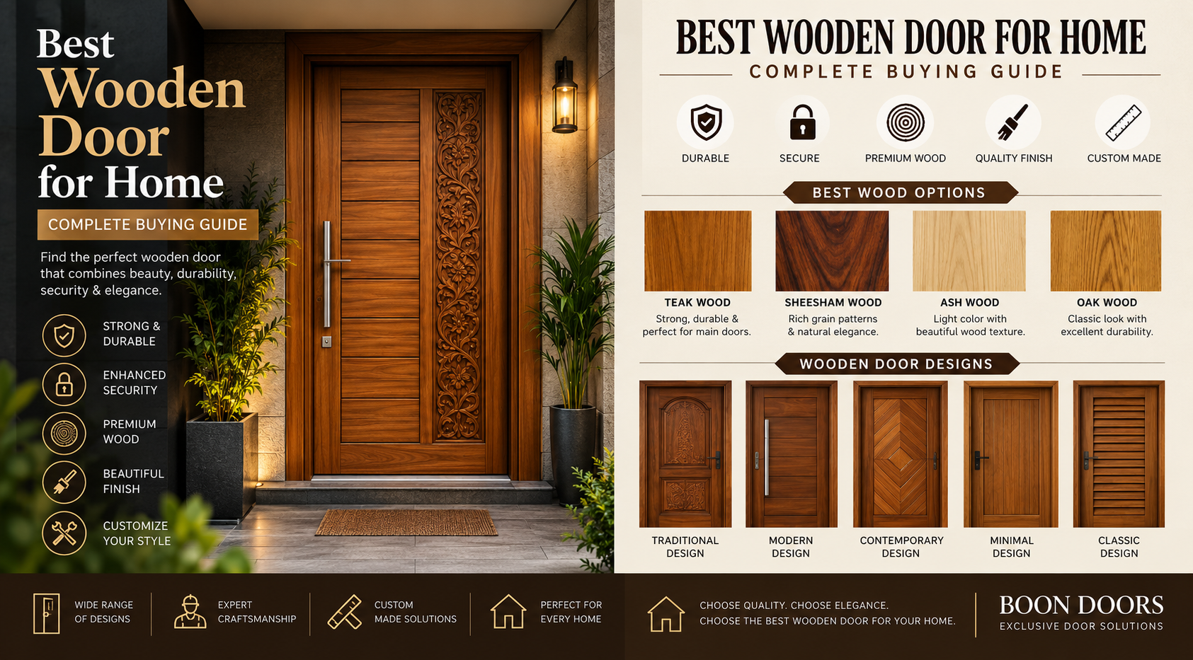 best wooden door for home